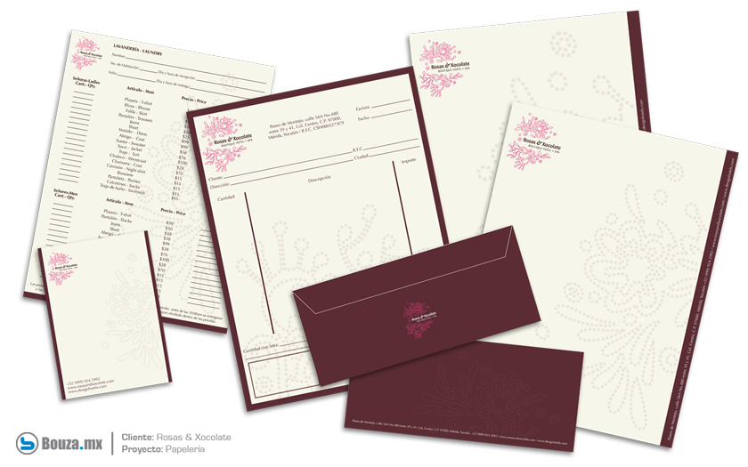 Rosas & Xocolate | Design Hotel - Bouza Brands